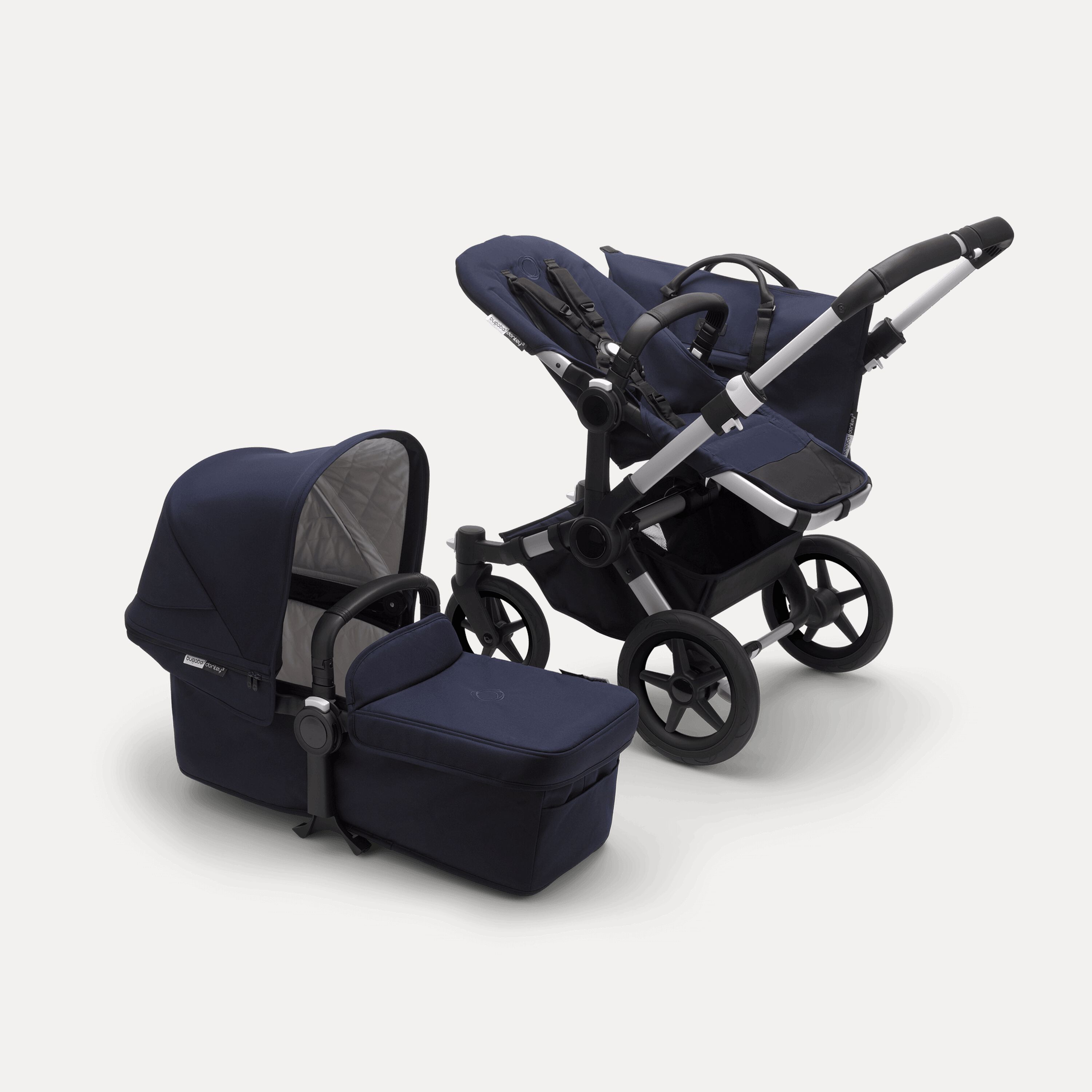 Refurbished Bugaboo Donkey3 Classic mono complete ALU/DARK NAVY - Main Modal Image Slide 3 of 4