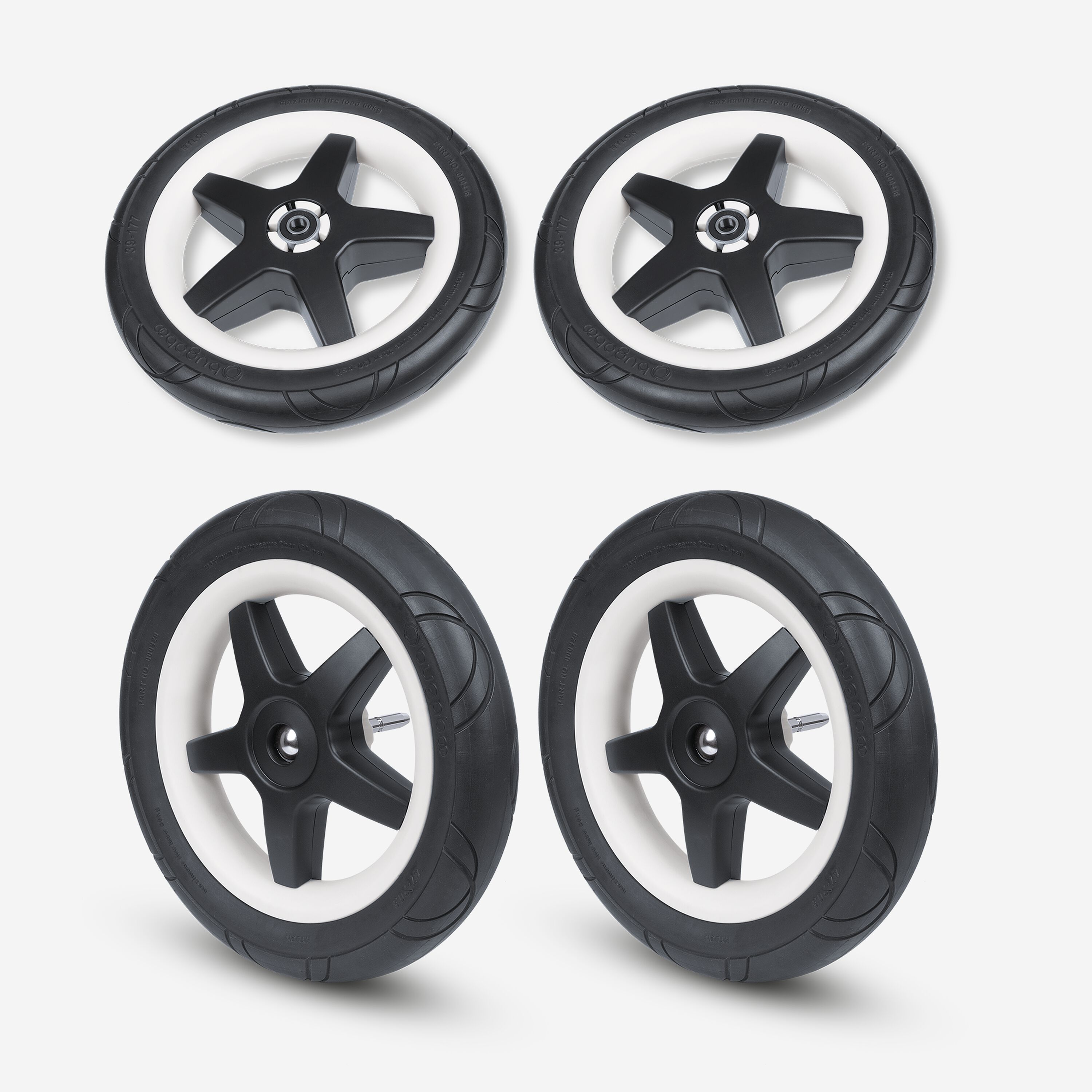 Bugaboo Donkey Foam wheels replacement set (4 wheels) - Main Modal Image Slide 1 van 1