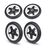 Bugaboo Donkey Foam wheels replacement set (4 wheels) - Thumbnail Slide 1 van 1