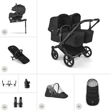 Bugaboo Donkey 6 Twin Ultimate newborn bundle