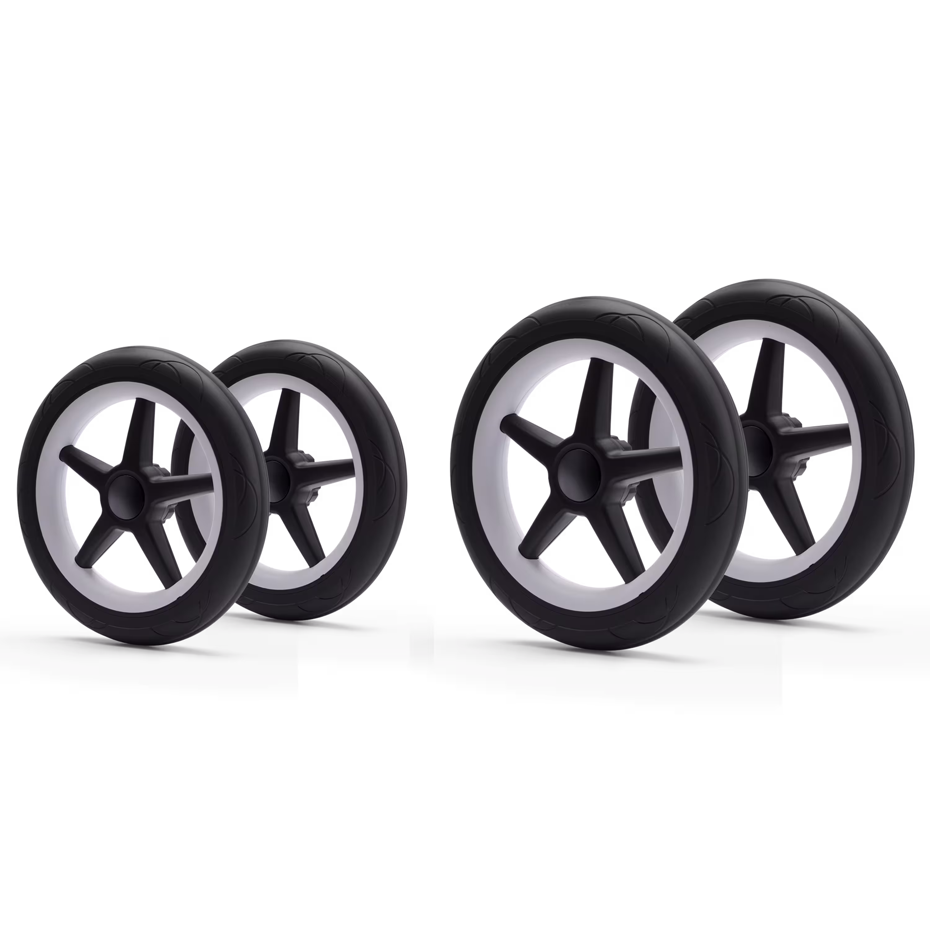 Refurbished Bugaboo Donkey/Buffalo wheels replacement set (4 white) - Main Modal Image Slide 2 of 2