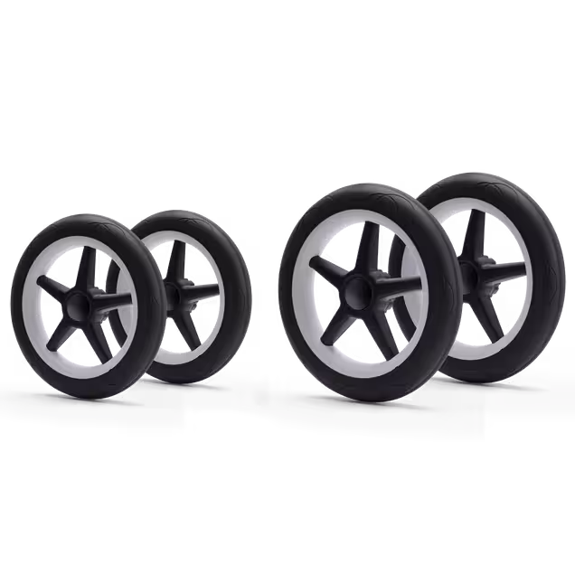 Refurbished Bugaboo Donkey/Buffalo wheels replacement set (4 white) - Main Image Slide 2 of 2