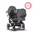 US - Bugaboo D3D stroller bundle aluminum grey melange grey melange - Thumbnail Slide 1 of 4