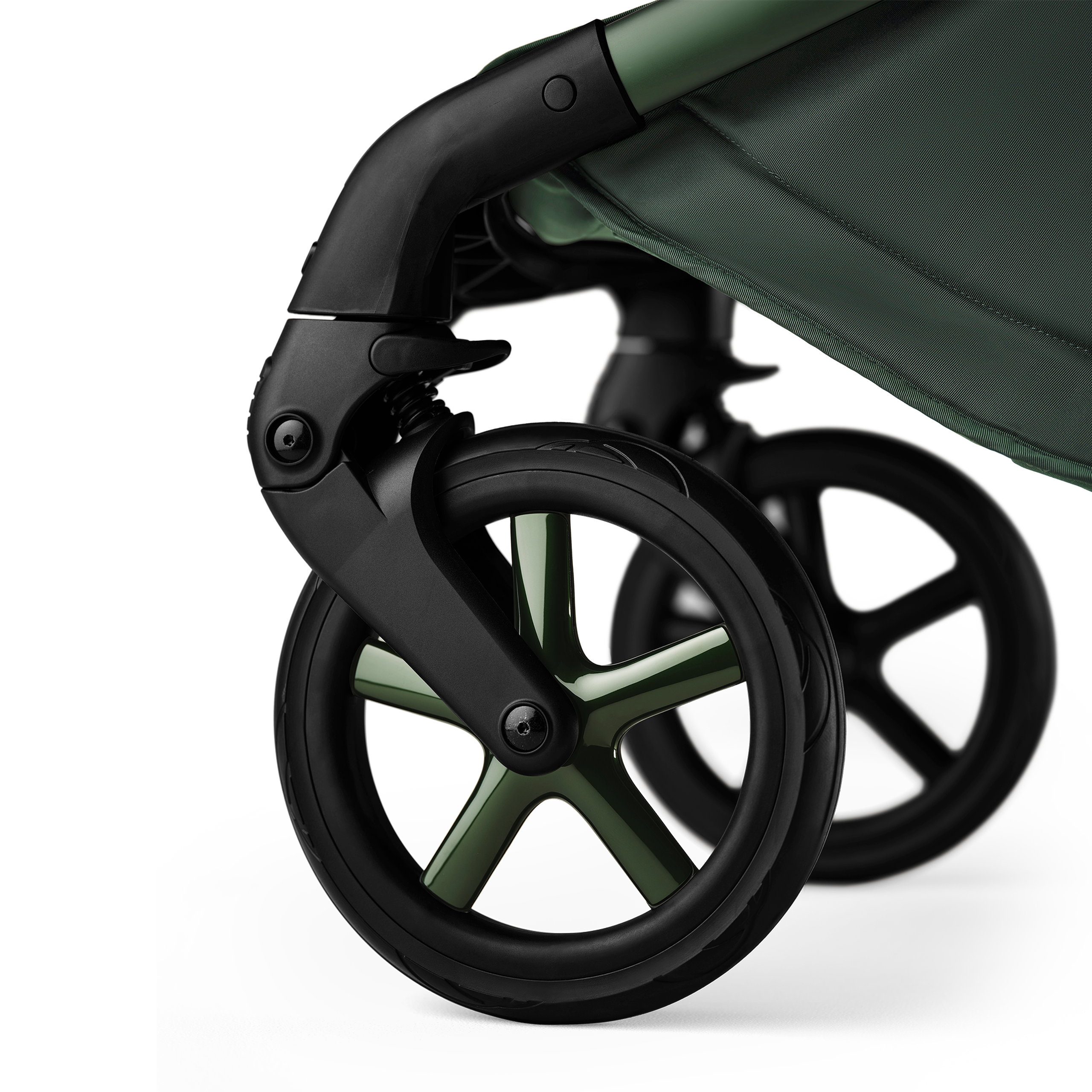 Refurbished Bugaboo Fox 5 complete Noir Limited Edition UK MIDNIGHT GREEN - Thumbnail Slide 12 of 15