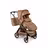 Bugaboo x Stella McCartney  Dragonfly Plus 2-in-1 stroller tobacco brown base, tobacco brown fabrics, tobacco brown sun canopy - Thumbnail Slide 12 of 12