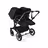 Bugaboo Donkey 5 twin stroller graphite base, midnight black fabrics, midnight black sun canopy - Thumbnail Slide 3 of 12
