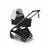 Bugaboo Dragonfly Plus 2-in-1 stroller graphite base, heritage black fabrics, misty white sun canopy - Thumbnail Slide 2 of 11