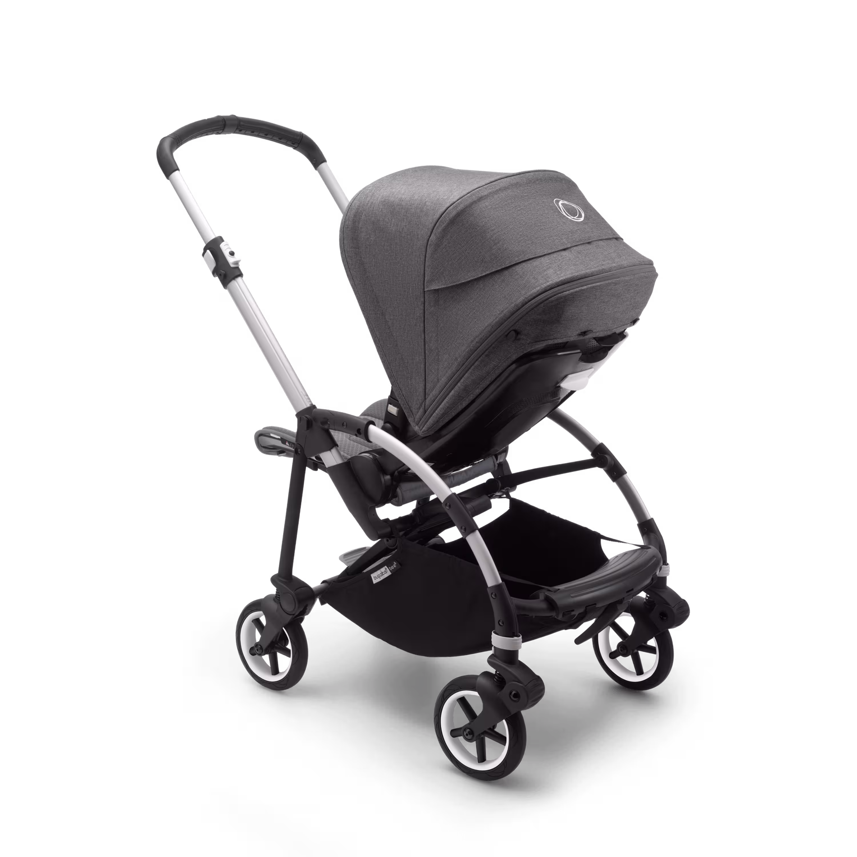 US - B6 bassinet stroller bundle aluminum, grey melange, grey melange - Main Modal Image Slide 7 of 7