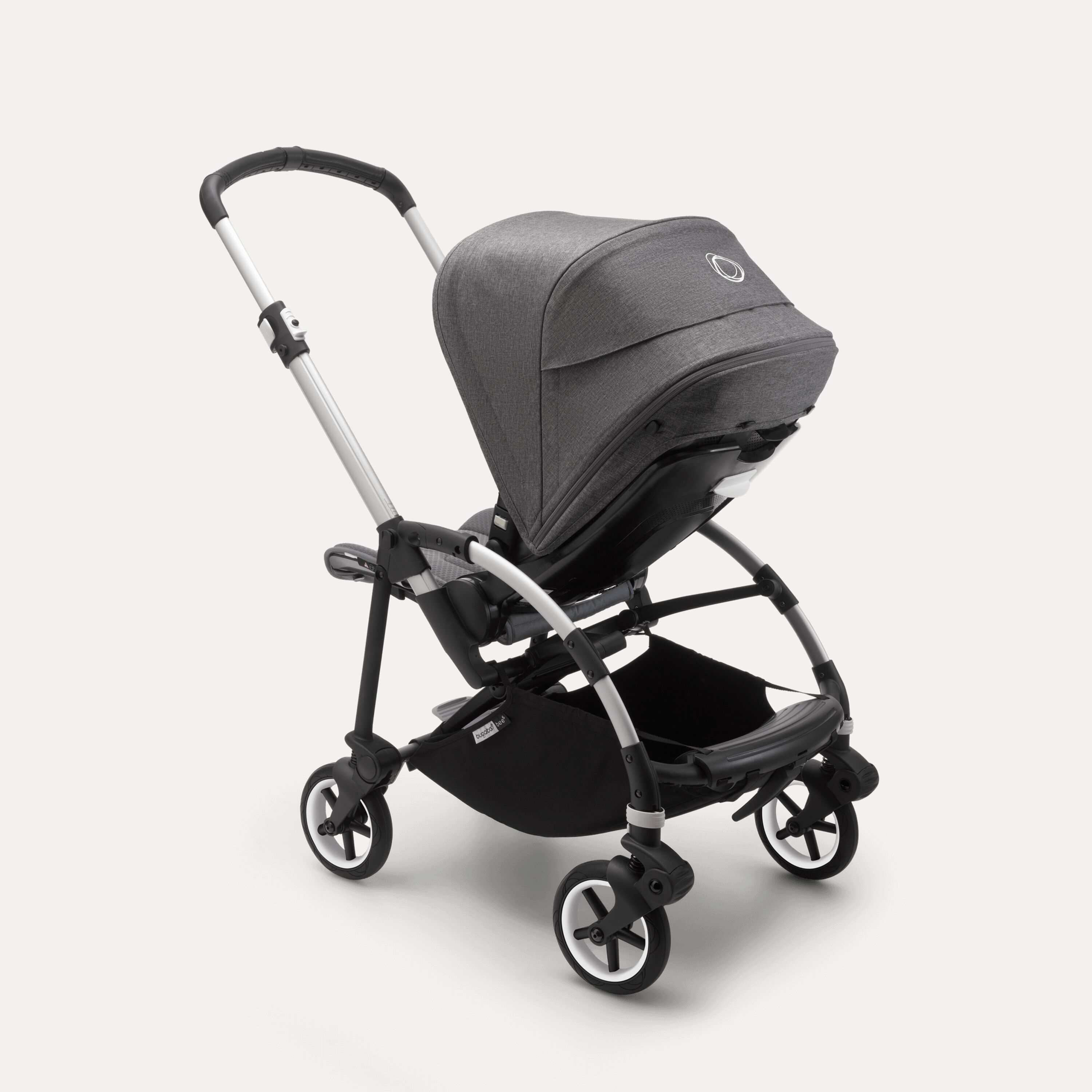 US - B6 bassinet stroller bundle aluminum, grey melange, grey melange - Main Modal Image Slide 7 of 7