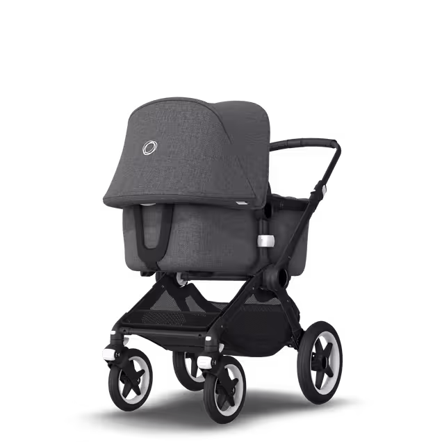 Refurbished Bugaboo Fox complete BLACK/GREY MELANGE-GREY MELANGE - Main Image Slide 5 of 6
