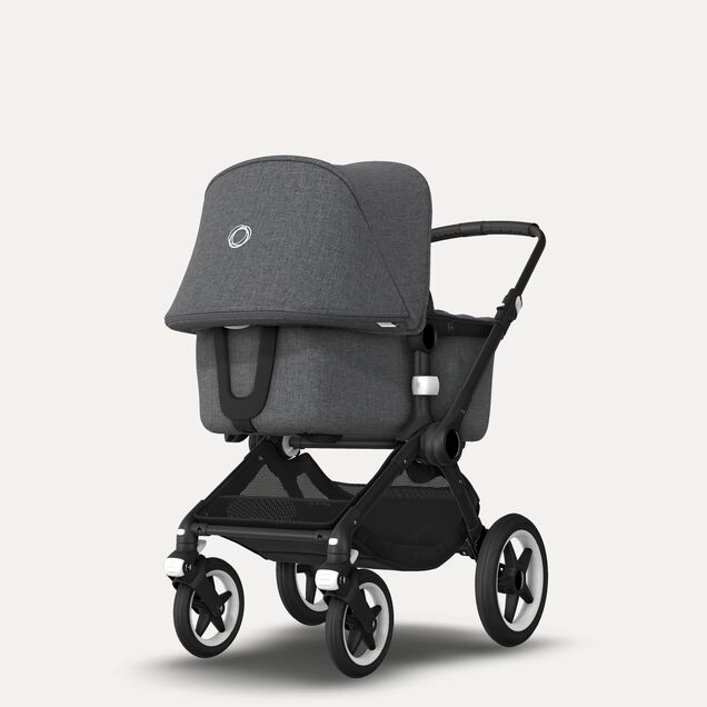 Refurbished Bugaboo Fox complete BLACK/GREY MELANGE-GREY MELANGE - Main Image Slide 5 of 6