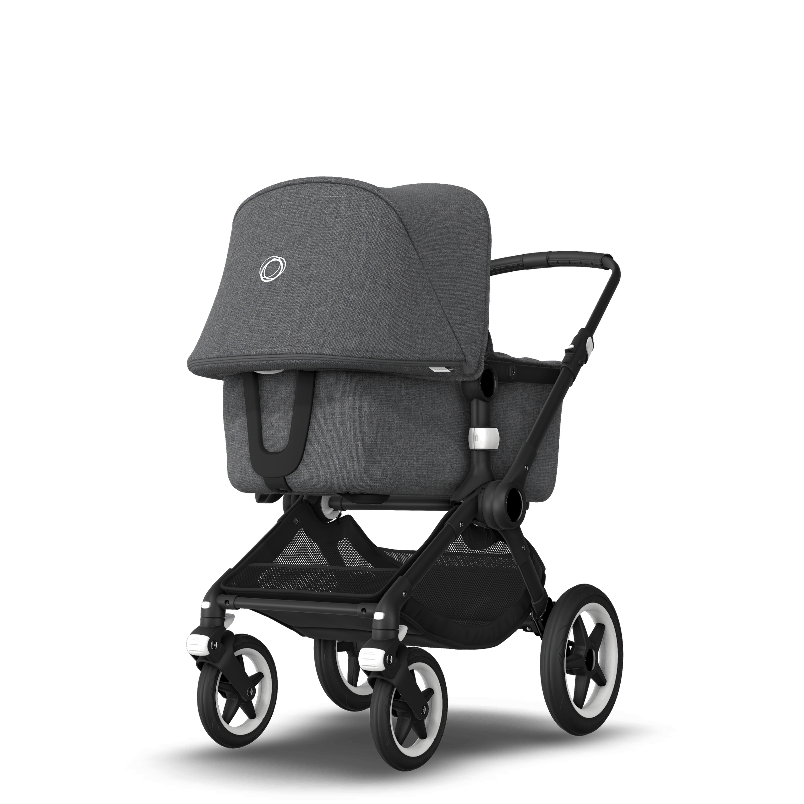 Refurbished Bugaboo Fox complete BLACK/GREY MELANGE-GREY MELANGE - Thumbnail Slide 5 van 6