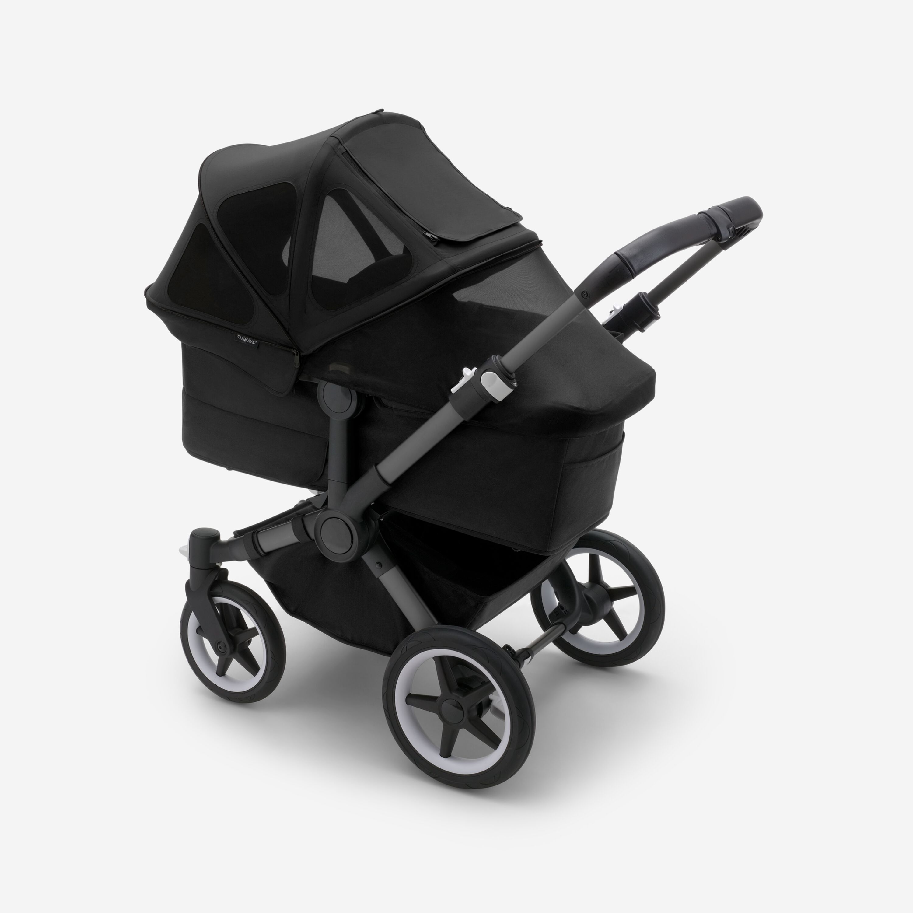 Bugaboo Donkey breezy sun canopy MIDNIGHT BLACK - Main Modal Image Slide 4 of 5