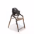 Bugaboo Giraffe chair in warm wood/grey, with baby set and harness in grey. - Thumbnail Slide 2 of 4