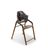 Bugaboo Giraffe chair in warm wood/grey, with baby set and harness in grey. - Thumbnail Slide 2 of 4