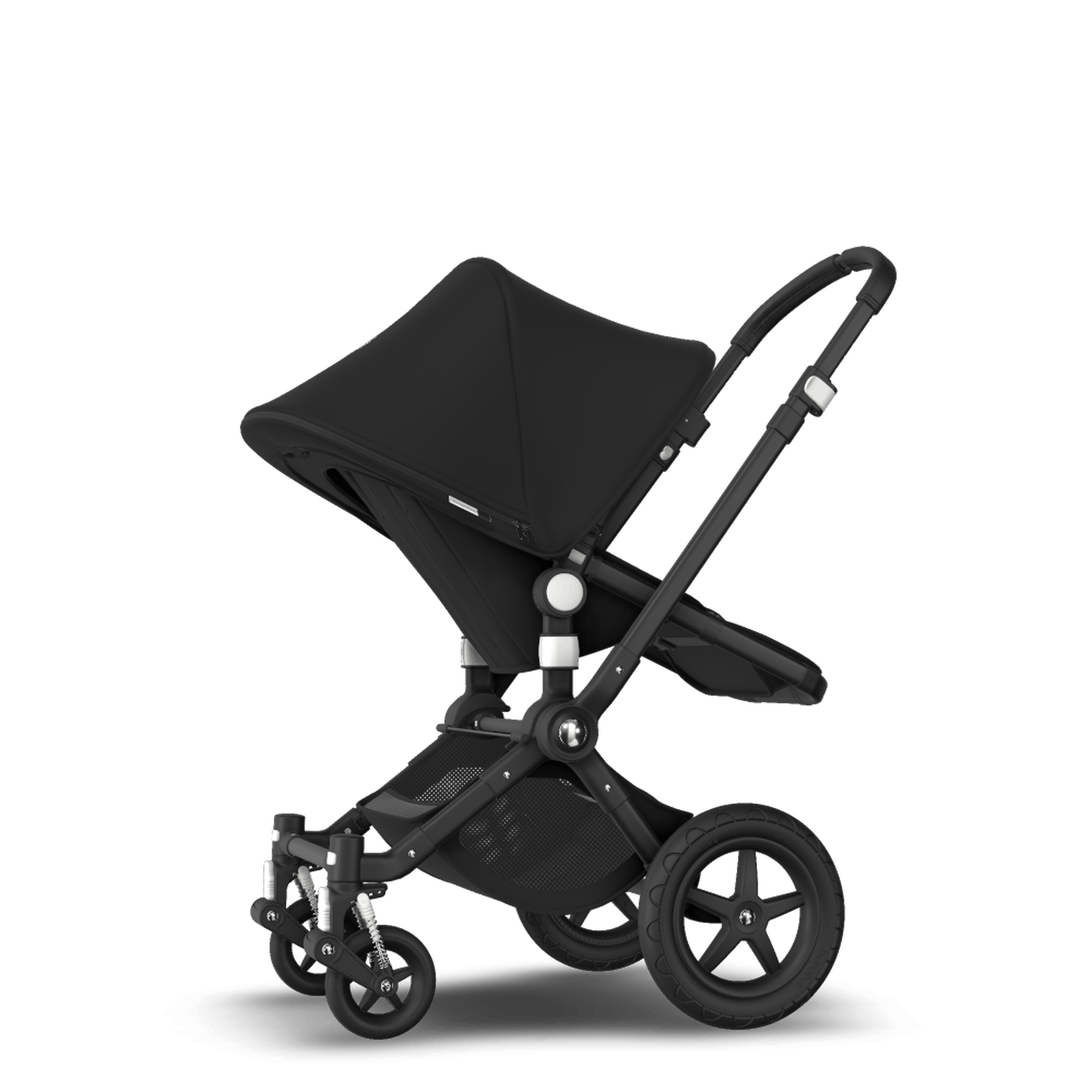 Bugaboo Cameleon 3 Plus seat and carrycot pushchair black sun canopy, black fabrics, black base - Thumbnail Slide 6 of 8