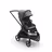 Bugaboo Dragonfly seat pushchair with black chassis, forest green fabrics and forest green sun canopy. - Thumbnail Slide 1 of 16