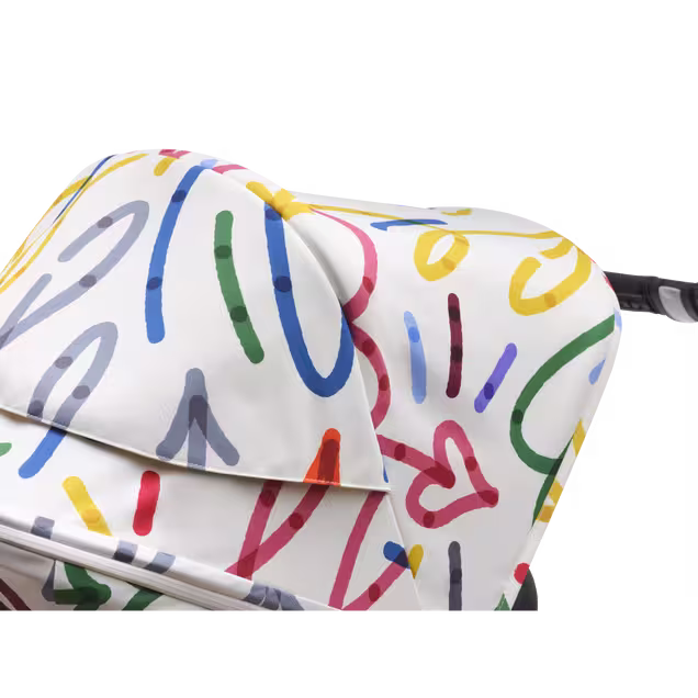 Bugaboo Donkey 5 sun canopy Art of Discovery WHITE - Main Image Slide 3 of 4