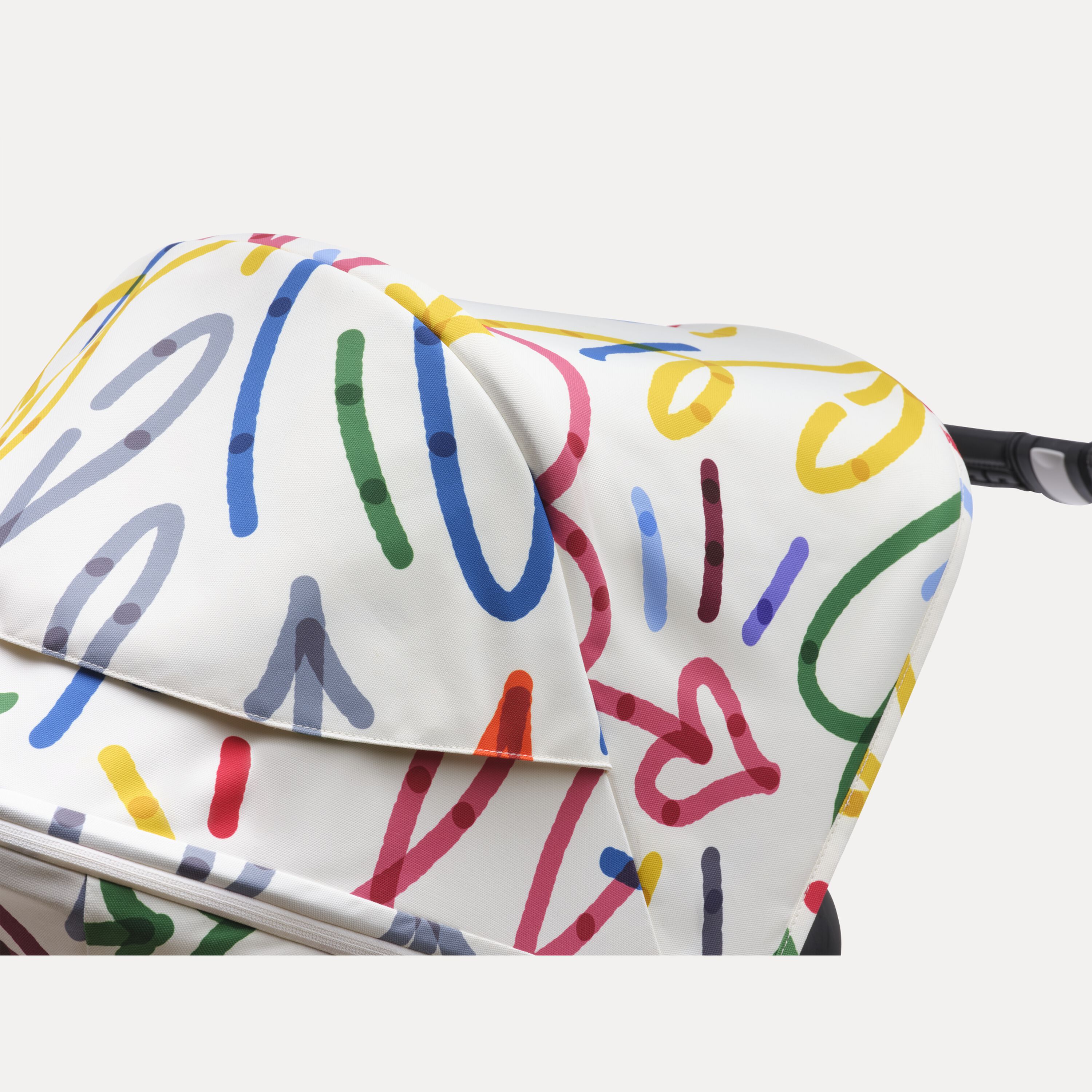 Bugaboo Donkey 5 sun canopy Art of Discovery WHITE - Main Modal Image Slide 3 of 4