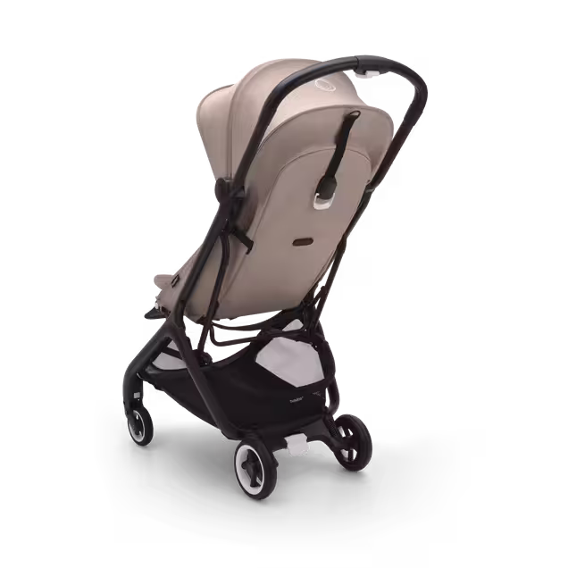 Bugaboo Butterfly travel stroller black base, desert taupe fabrics, desert taupe sun canopy - Main Image Slide 3 of 13