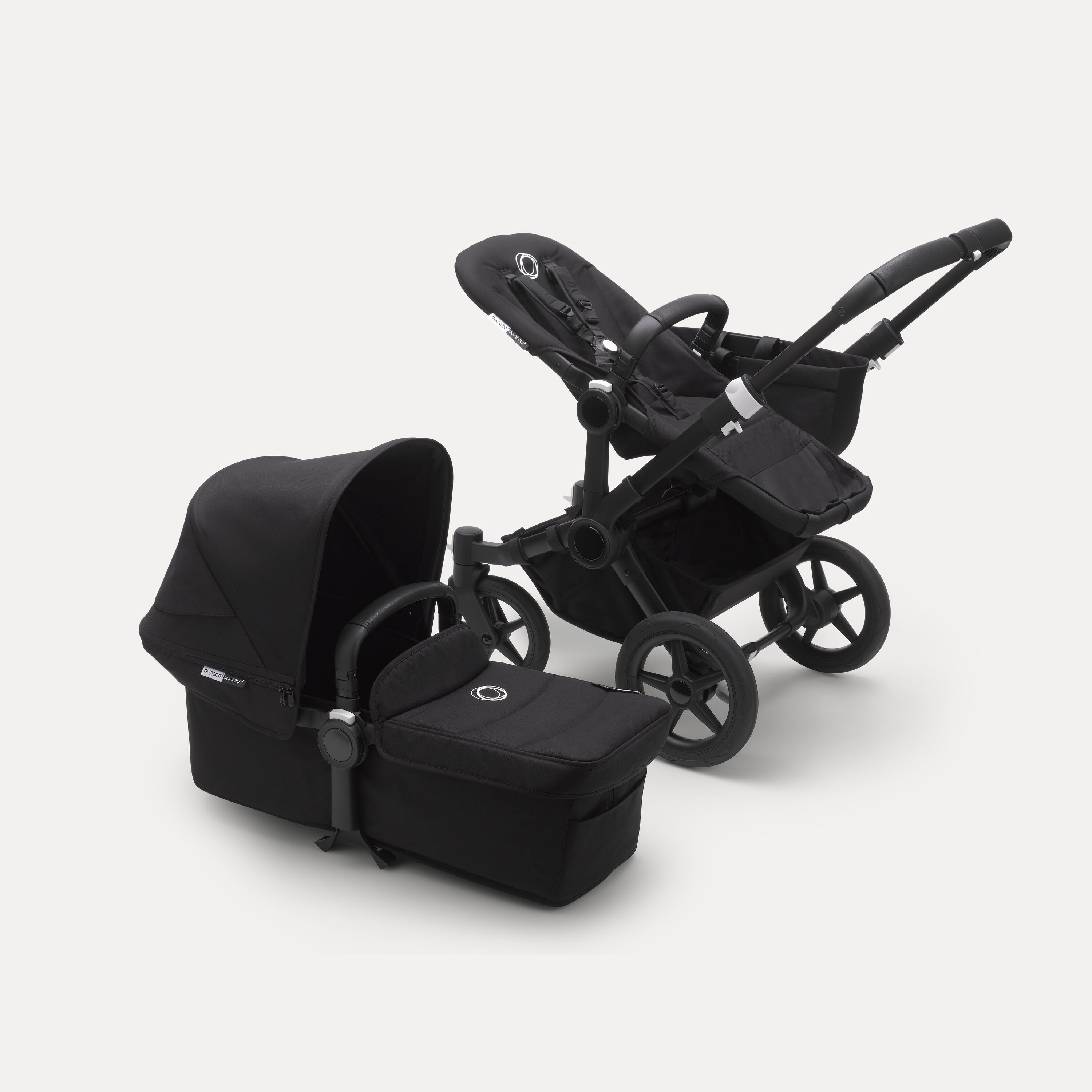 Refurbished Bugaboo Donkey3 mono complete BLACK/BLACK-BLACK - Main Modal Image Slide 3 of 4