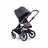 Bugaboo Fox 3 seat stroller with graphite frame, grey fabrics, and stormy blue sun canopy. - Thumbnail Slide 7 of 7