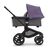Bugaboo Fox 5 2-in-1 stroller black base, grey melange fabrics, astro purple sun canopy - Thumbnail Slide 2 of 12
