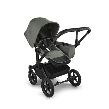 Bugaboo Donkey 5 Mono 2-in-1 stroller black base, forest green fabrics, forest green sun canopy - view 2