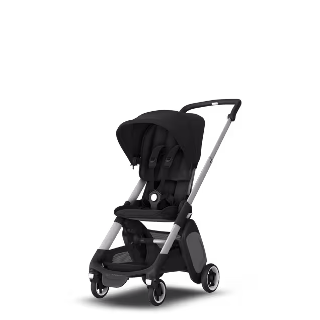 Bugaboo Ant seat stroller black sun canopy, black fabrics, aluminium base - Main Image Slide 5 of 6