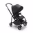 Bugaboo Bee 6 bassinet and seat stroller black base, black fabrics, mineral washed black sun canopy - Thumbnail Slide 1 of 2