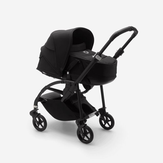 Bugaboo Bee 6 seat and bassinet stroller black sun canopy, black fabrics, black base - Main Image Slide 2 of 4