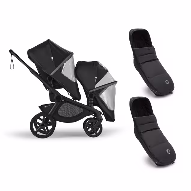 Bugaboo Kangaroo Double Seat Stroller Winter Bundle - Main Image Slide 1 of 4