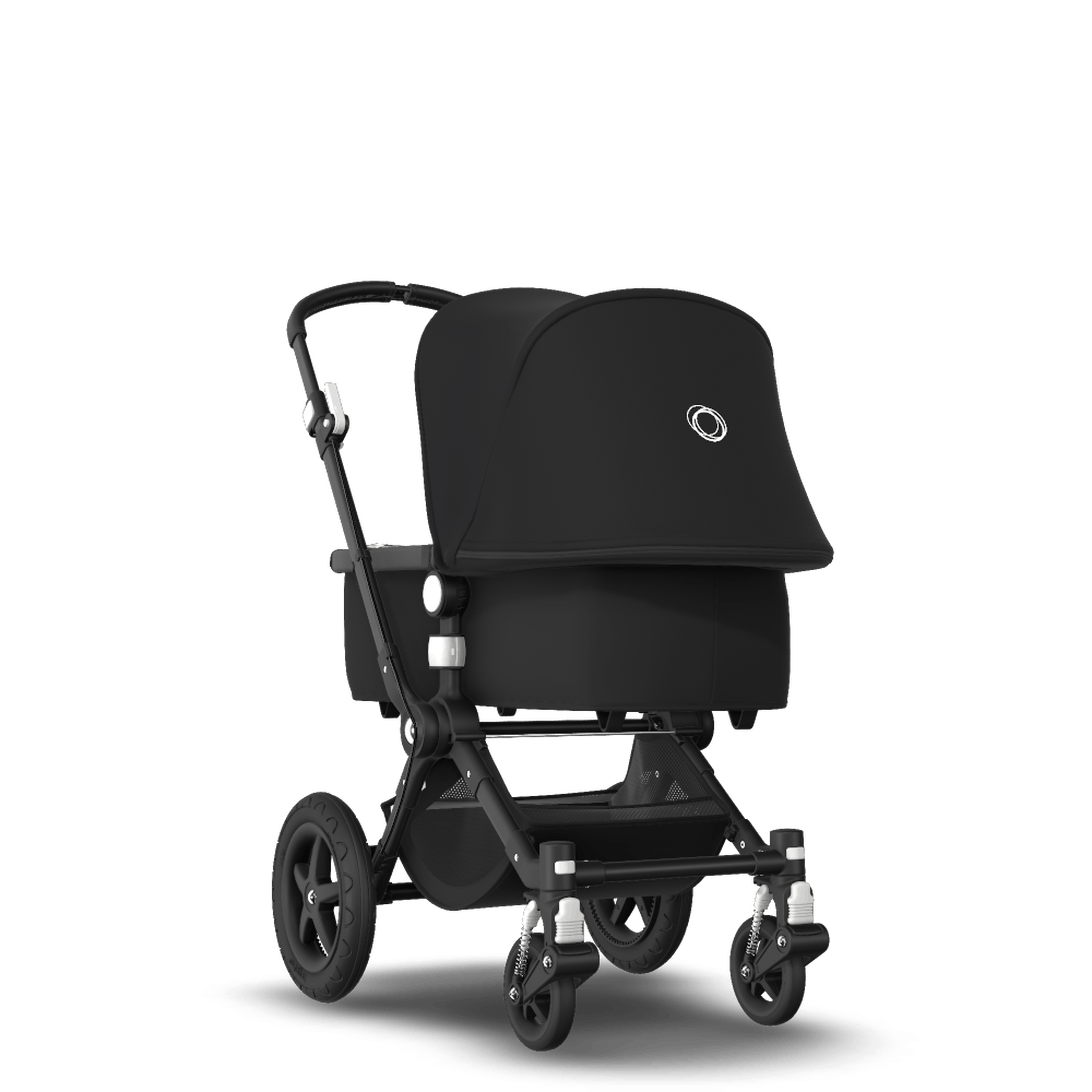 Bugaboo Cameleon 3 Plus travel system black sun canopy, black fabrics, black base - Thumbnail Slide 2 of 8