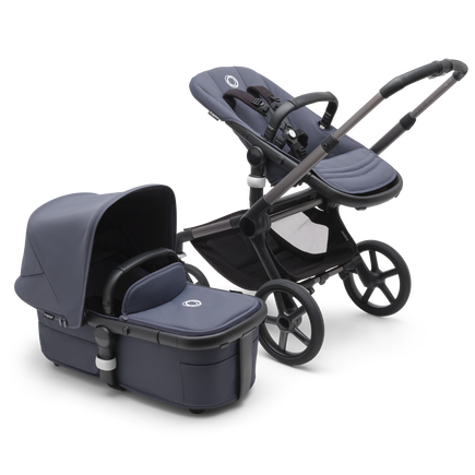 Refurbished Bugaboo Fox 5 complete GRAPHITE/STORMY BLUE-STORMY BLUE - view 2