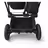 Bugaboo Donkey 6 2-in-1  stroller black base, heritage black fabrics, heritage black sun canopy view 6 - Thumbnail Slide 6 of 10