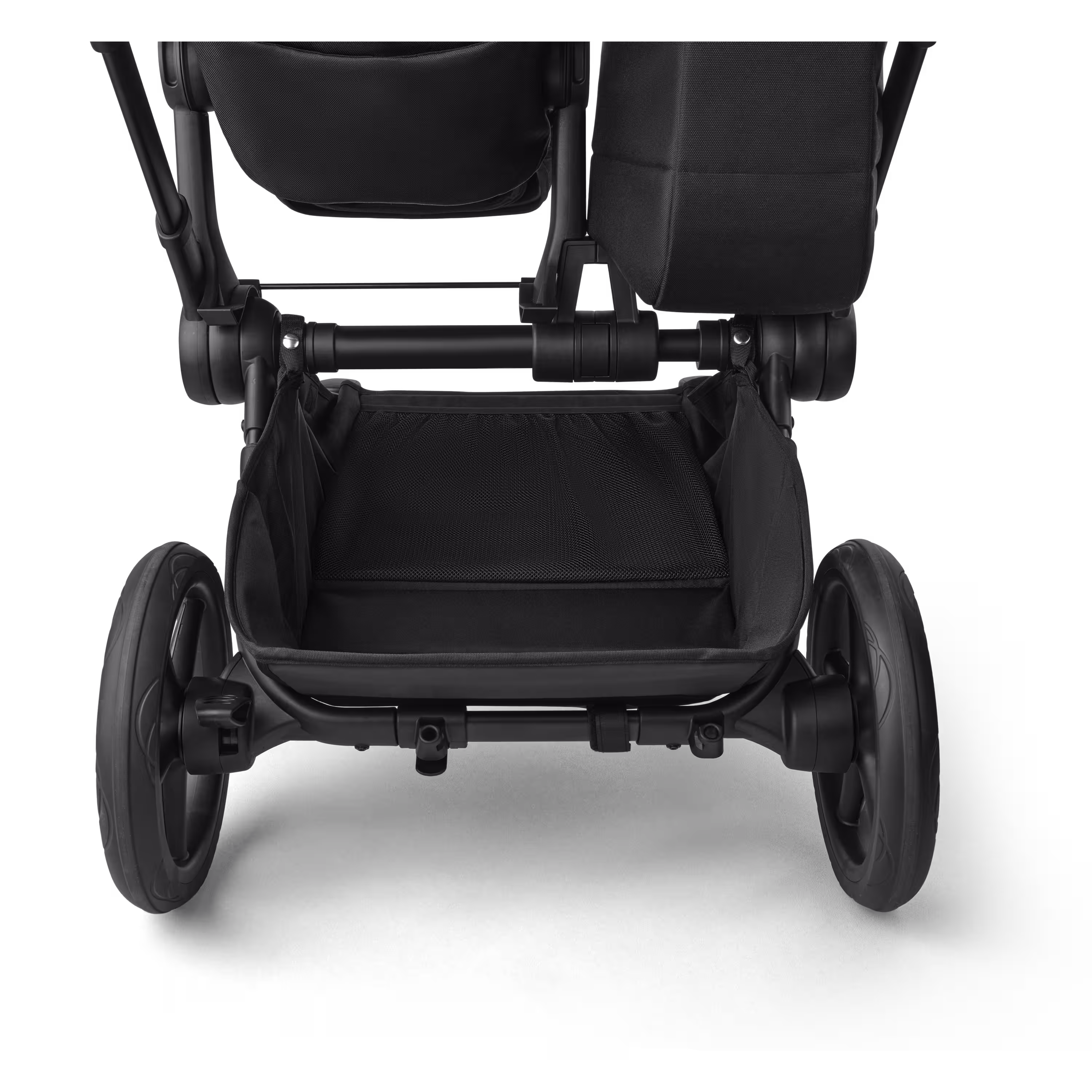 Bugaboo Donkey 6 2-in-1  stroller black base, heritage black fabrics, heritage black sun canopy view 6 - Main Modal Image Slide 6 of 10