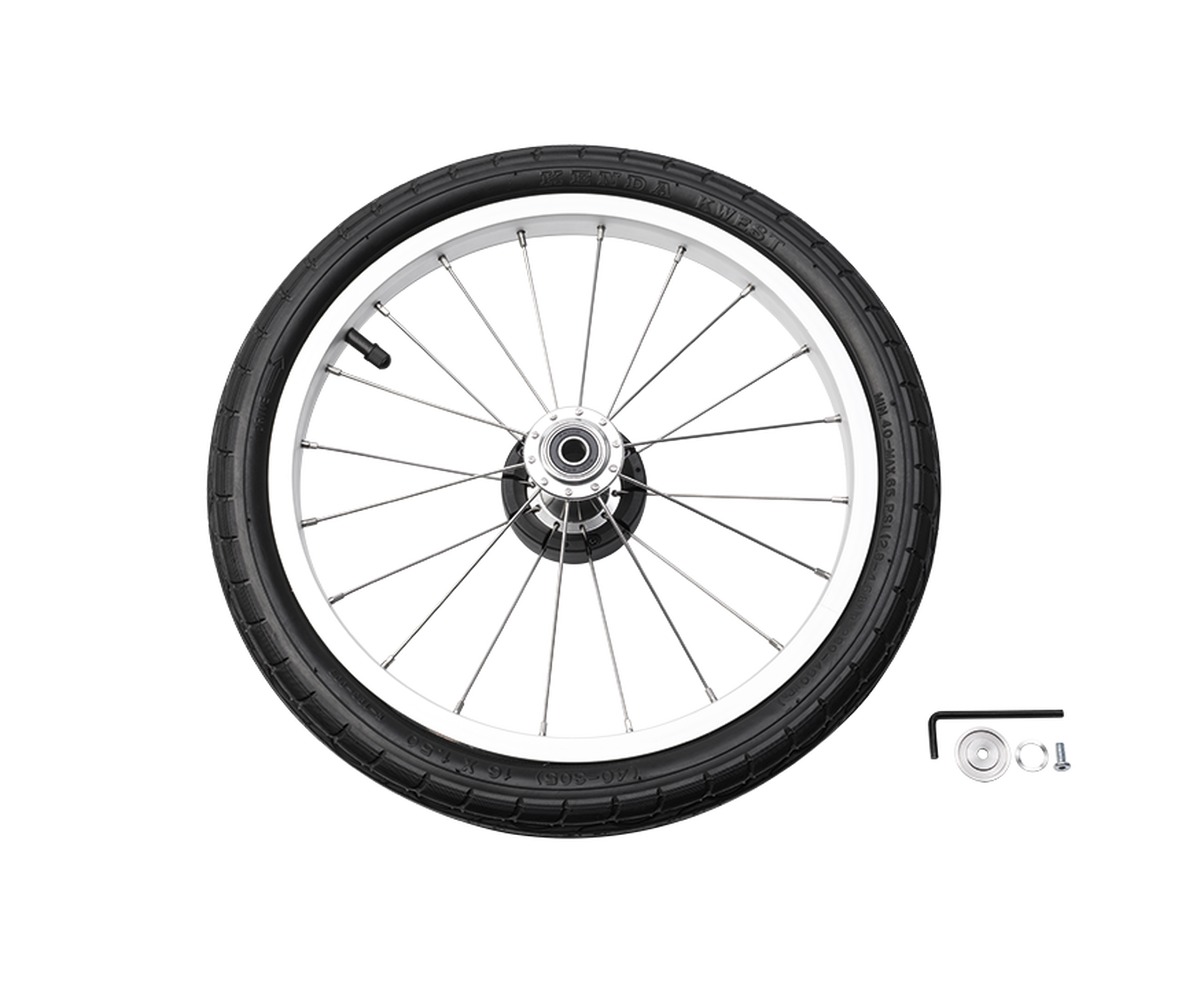 Bugaboo Runner rear wheel complete - Thumbnail Slide 1 of 1