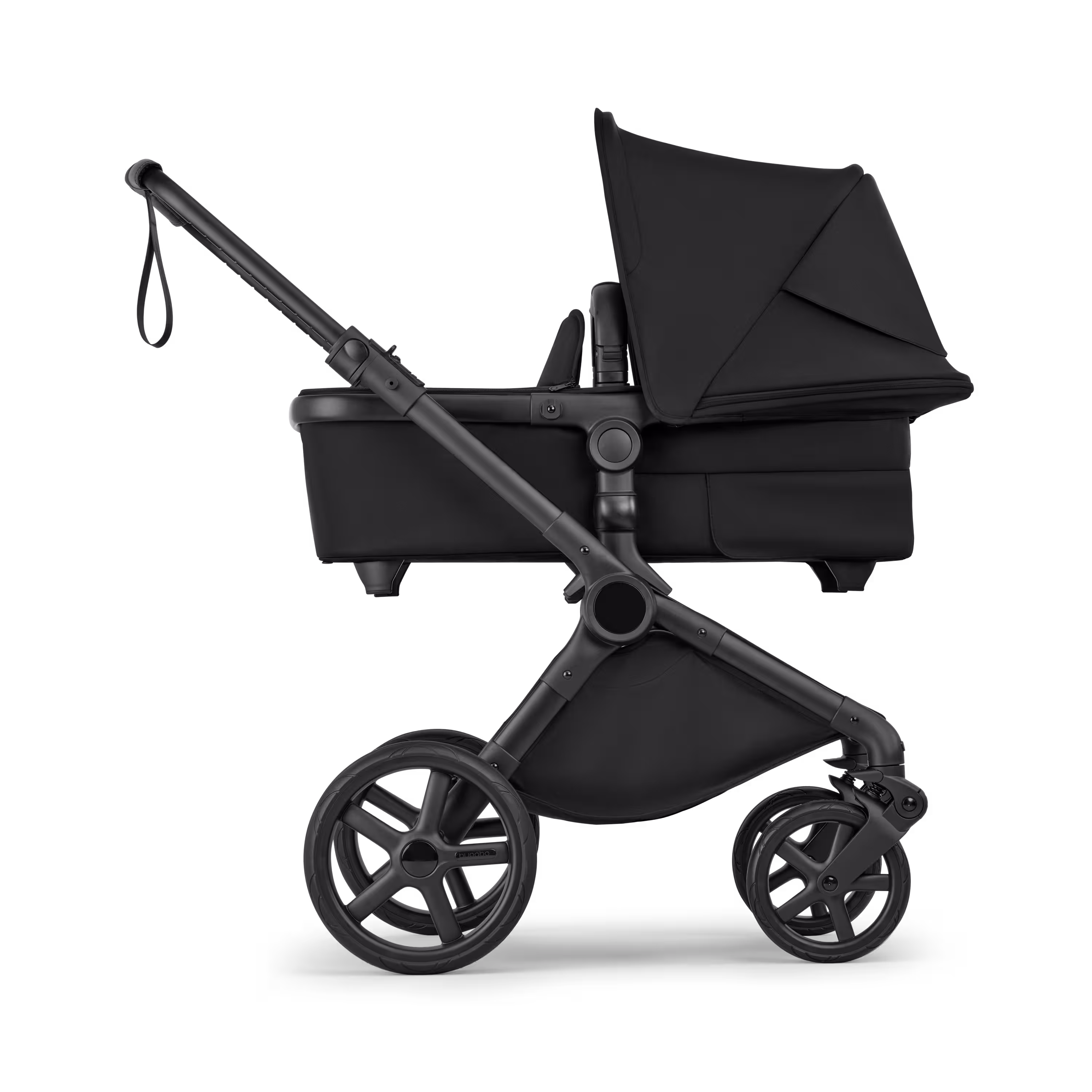 Bugaboo Cub 2-in-1 pram black base, heritage black fabrics, heritage black sun canopy - Main Modal Image Slide 2 of 11