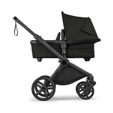 Bugaboo Cub 2-in-1 pram black base, heritage black fabrics, heritage black sun canopy - view 2