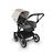 Bugaboo Donkey 5 Mono 2-in-1 stroller graphite base, grey mélange fabrics, misty white sun canopy - Thumbnail Slide 2 of 12