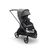 Bugaboo Dragonfly seat stroller with graphite chassis, grey melange fabrics and grey melange sun canopy. - Thumbnail Slide 1 of 16