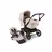 Bugaboo Donkey 5 Mono 2-in-1 stroller black base, desert taupe fabrics, desert taupe sun canopy - Thumbnail Slide 1 of 13