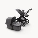 Refurbished Bugaboo Fox2 complete BLACK/GREY MELANGE-GREY MELANGE