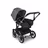 Refurbished Bugaboo Donkey 5 Mono bassinet and seat stroller graphite base, midnight black fabrics, grey mélange sun canopy - Thumbnail Slide 2 of 11