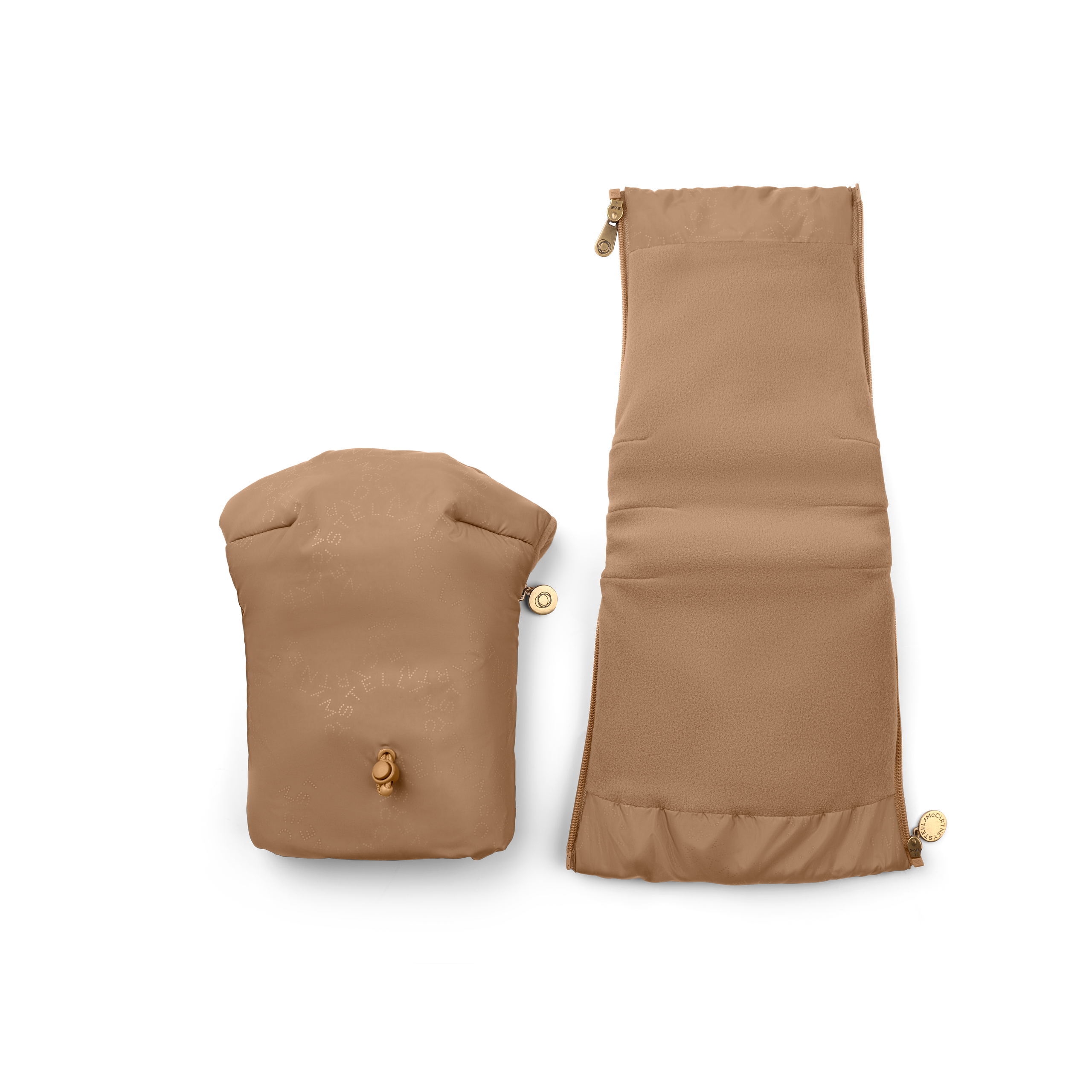 Bugaboo X StellaMcCartney mittens TOBACCO BROWN - Thumbnail Slide 4 of 6