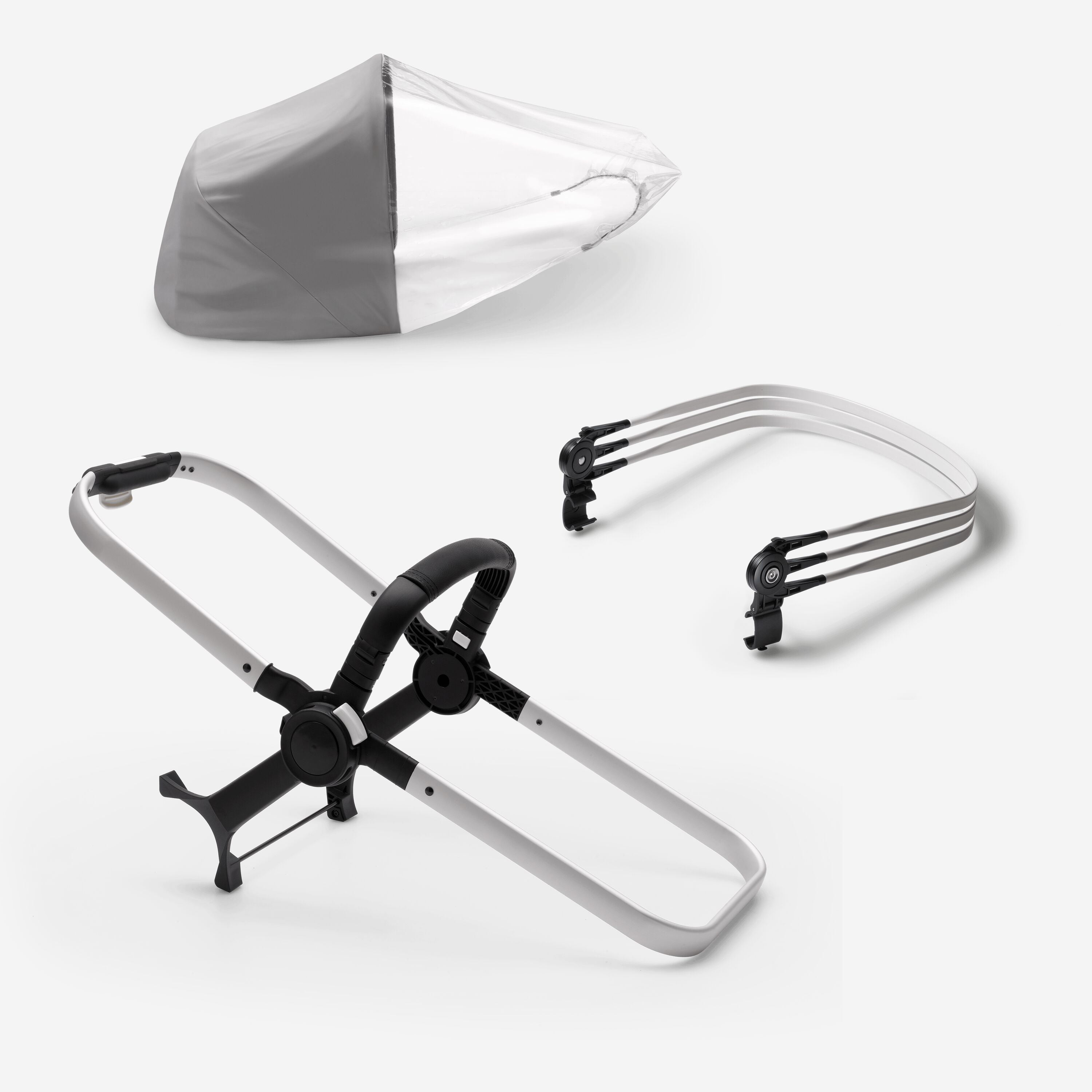 Refurbished Bugaboo donkey3 duo extension set base ALU - Main Modal Image Slide 2 of 2