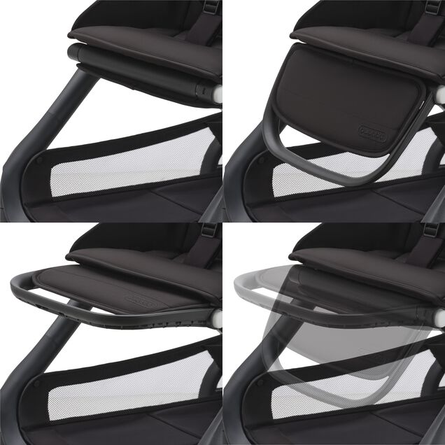 The Bugaboo Dragonfly adjustable leg rest in multiple positions. - Main Image Slide 10 of 16