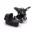 Bugaboo Donkey 3 Mono seat and carrycot pushchair mineral washed black sun canopy, mineral washed black fabrics, black base - Thumbnail Slide 3 of 7