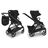 The Bugaboo Dragonfly's rear pocket with multiple placements: on the handlebar or behind the underseat basket. - Thumbnail Slide 8 of 16