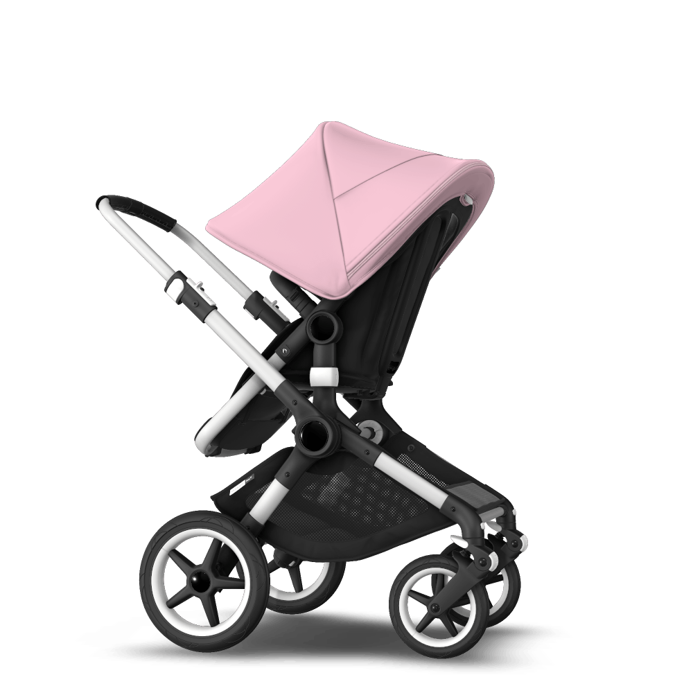 pink bassinet stroller